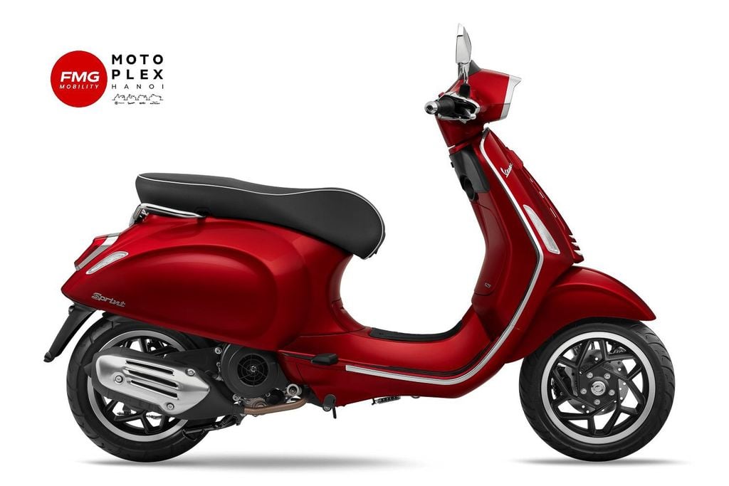 Vespa Sprint 2025 màu Đỏ - Red Scarlatto