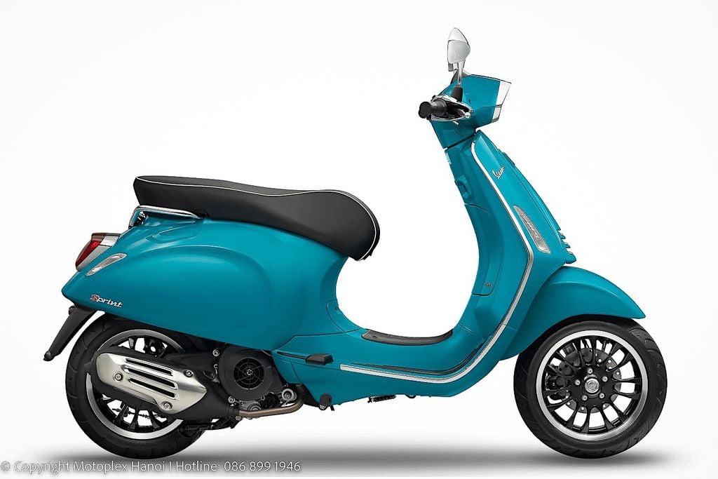 Vespa Sprint 125 màu Xanh - Blue Audace