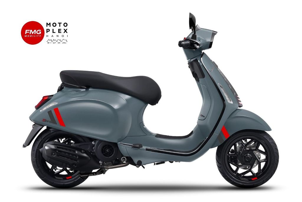 Vespa Sprint 2025 màu Xám - Grey Intrepido
