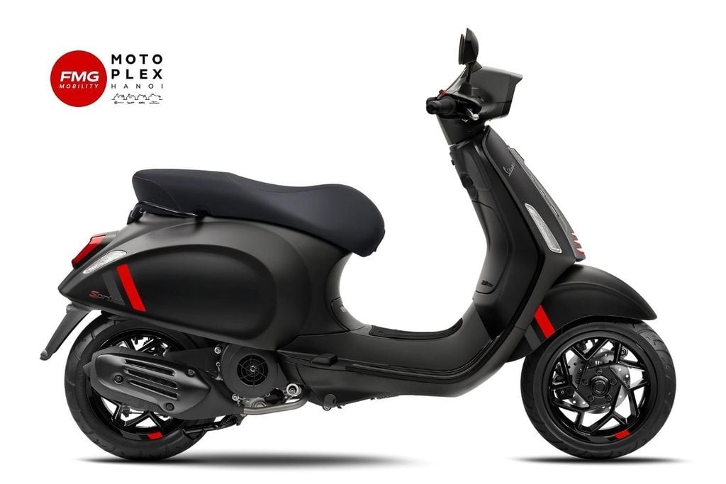 Vespa Sprint 2025 màu Đen - Black Convito