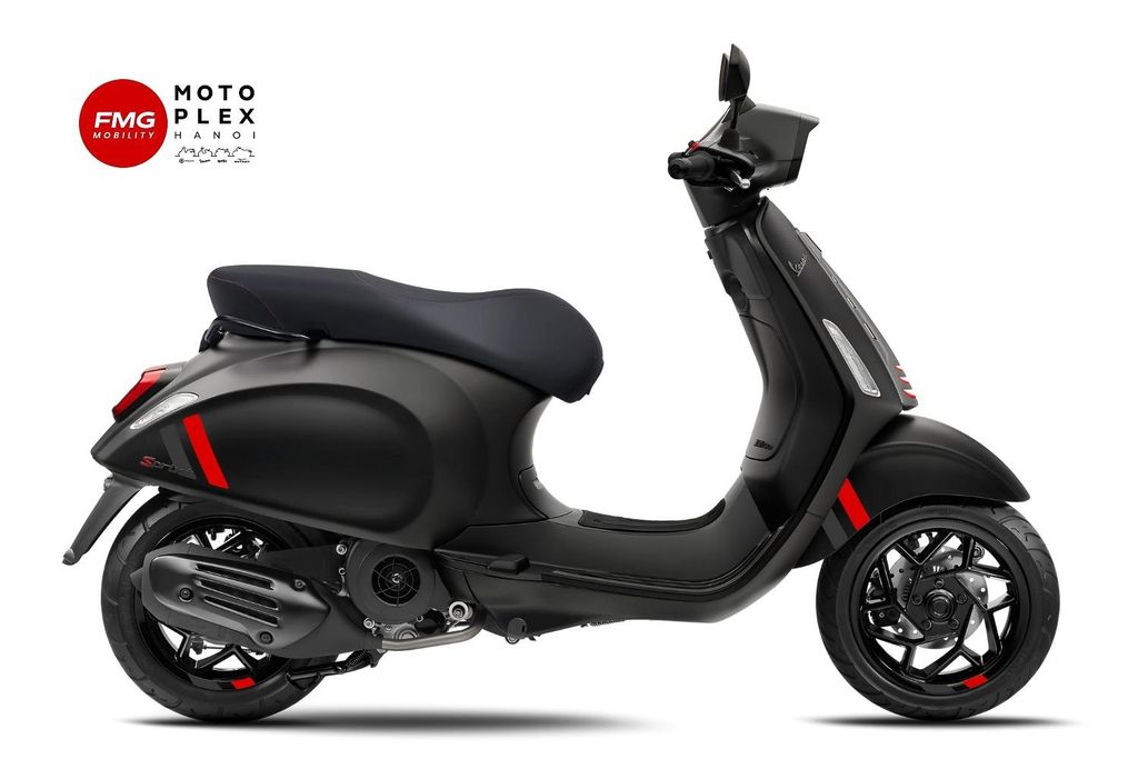 Vespa Sprint 2025 màu Đen - Black Convito