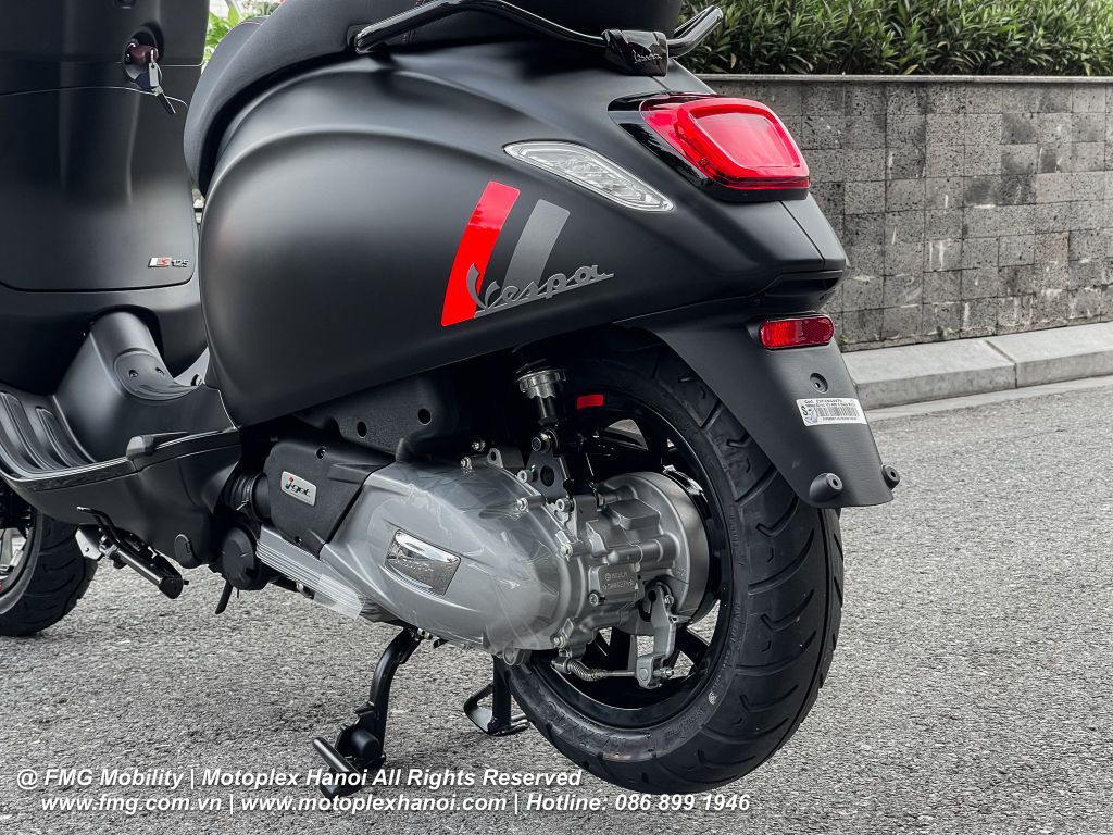 Hệ thống treo thế hệ mới trên Vespa Sprint S 150 triệt tiêu độ rung lắc và tiếng ồn