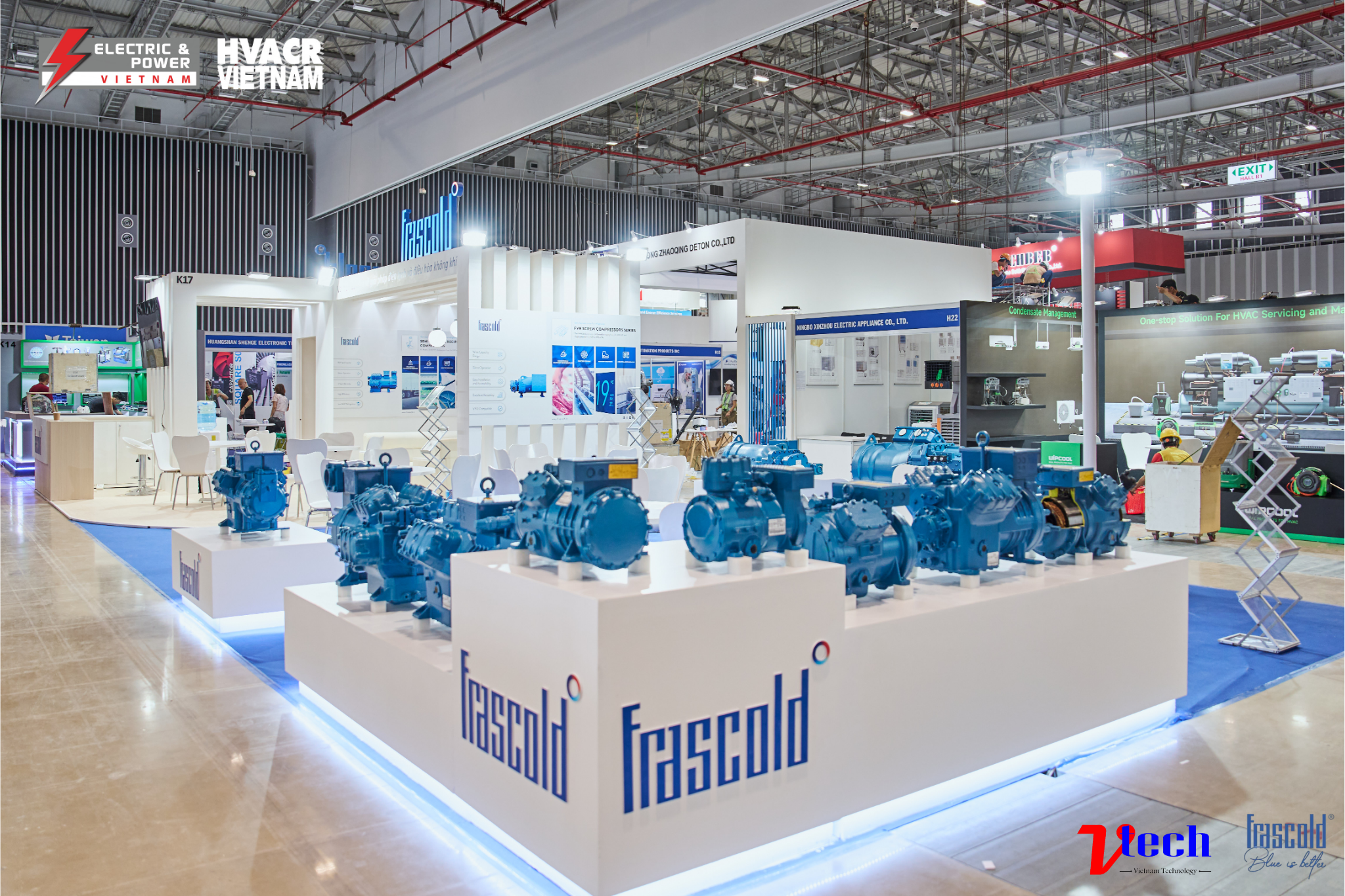 MÁY NÉN FRASCOLD TỎA SÁNG TẠI TRIỂN LÃM HVAC 2024 VỚI CÔNG NGHỆ MÁY NÉN LẠNH HIỆN ĐẠI