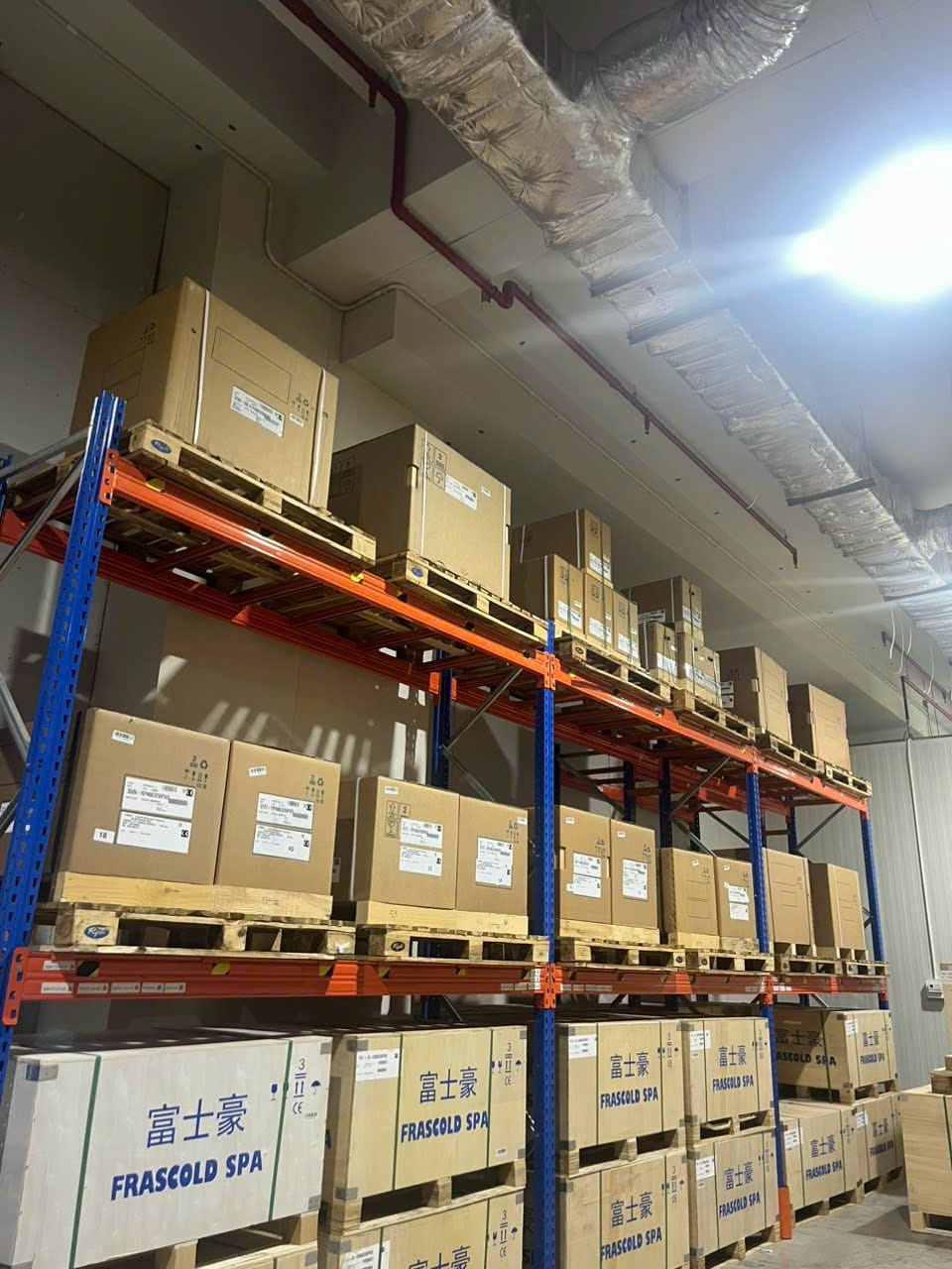 Quy trình nhập và xuất hàng của kho lạnh