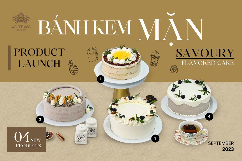 LỘ DIỆN BỘ SƯU TẬP BÁNH KEM MẶN