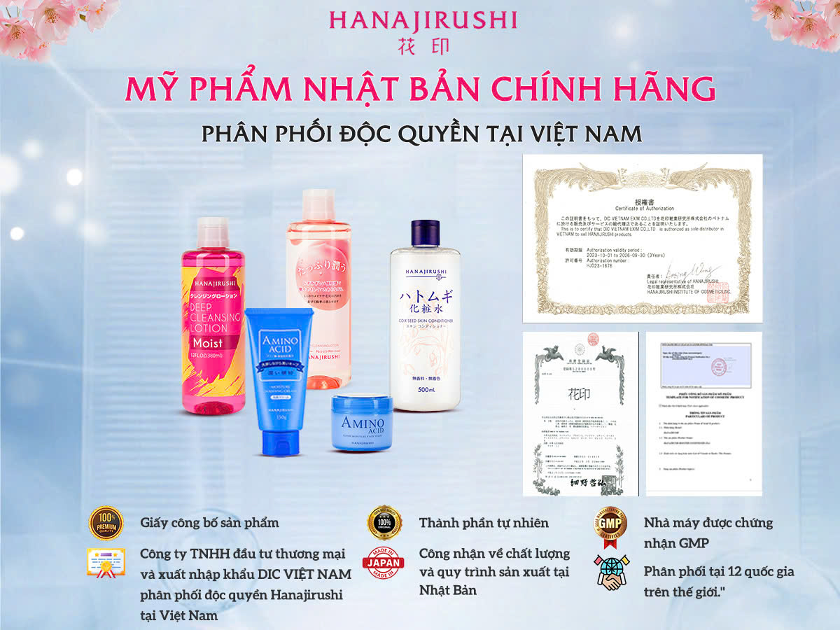DIC VIỆT NAM  - Đối tác tin cậy phân phối độc quyền chính hãng Hanajirushi