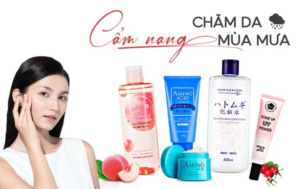 Cẩm nang Chăm Da Mùa Mưa cùng Hanajirushi