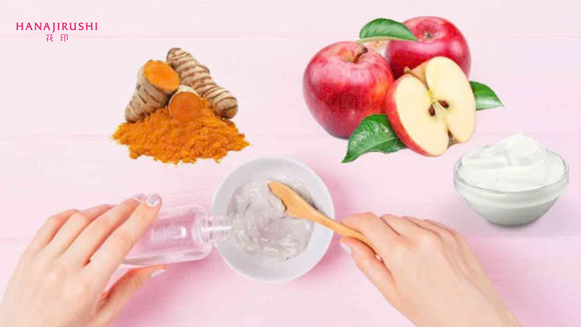 Bổ sung táo vào quá trình tẩy tế bào chết và dưỡng ẩm da cùng Hanajirushi