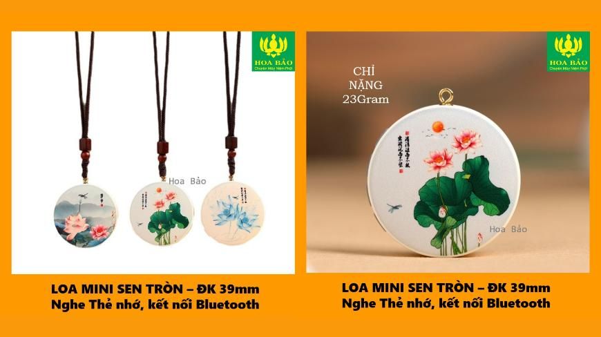 LOA NIỆM PHẬT MINI SEN TRÒN - NGƯỜI BẠN ĐỒNG TU TUYỆT VỜI 🙏