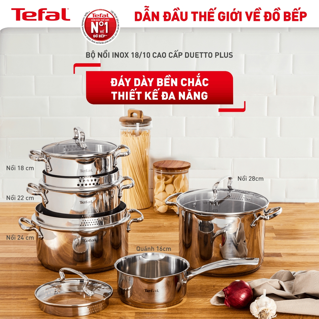 Đánh giá: Bộ Nồi Chảo Tefal Duetto