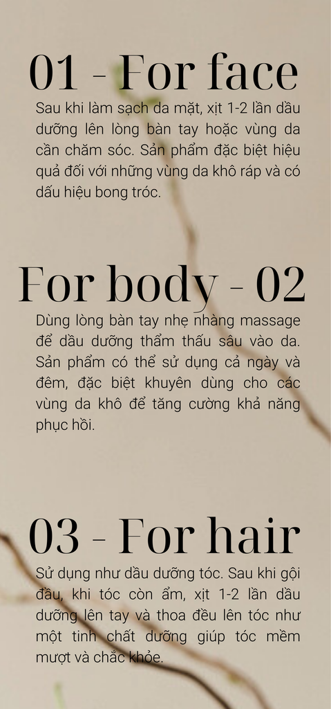Dầu Dưỡng Cấp Ẩm Sâu OVALLA BOTANIQUE BERGAMOT & NEROLI MULTI DRY OIL ...