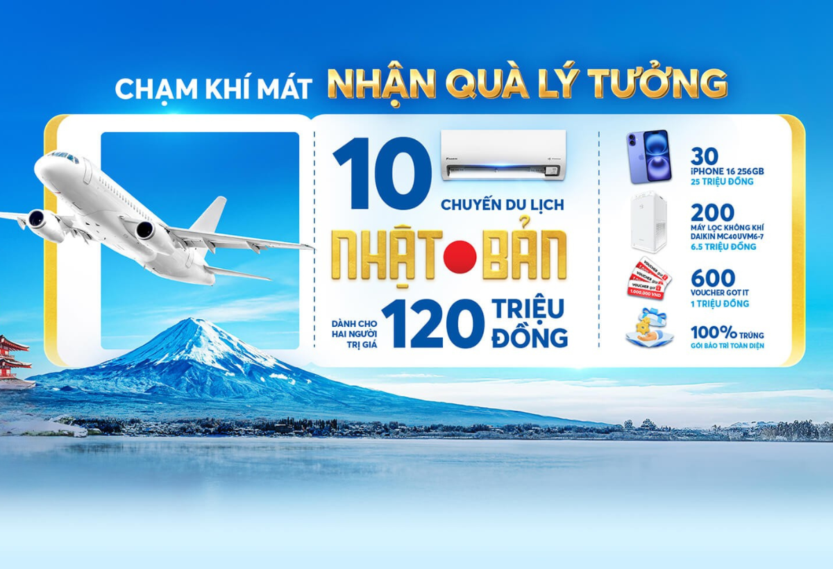 Chạm khí mát nhận quà lý tưởng