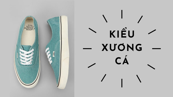 Kiểu xỏ dây hình xương cá