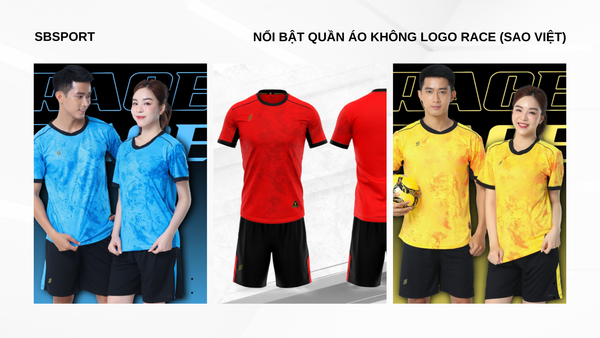 Quần áo không logo Race (Sao Việt)
