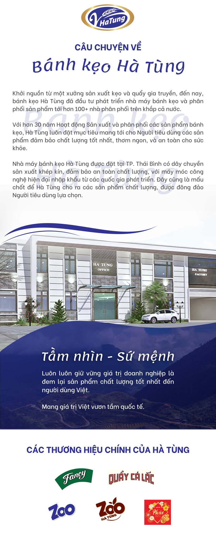 về bánh kẹo hà tùng