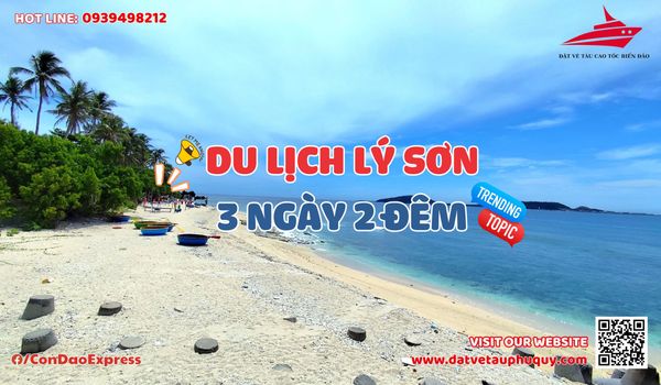 Du lịch Lý Sơn 3 Ngày 2 Đêm