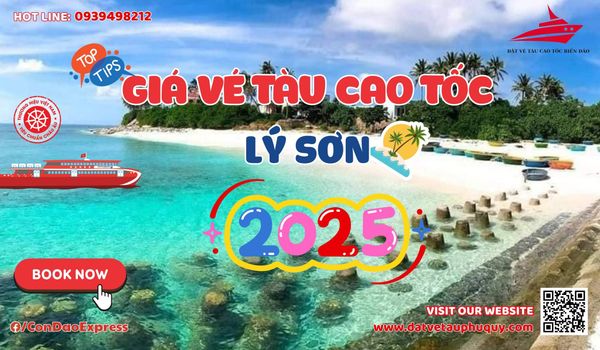 GIÁ VÉ TÀU CAO TỐC LÝ SƠN 2025