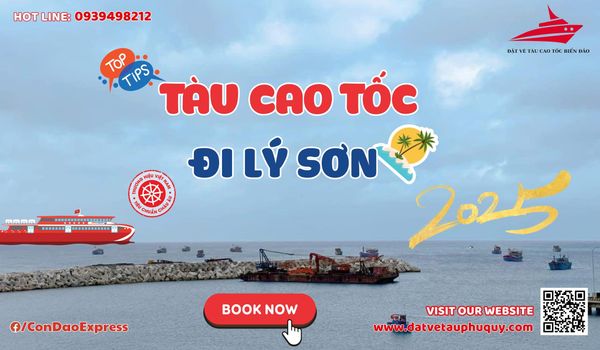 TRẢI NGHIỆM TÀU CAO TỐC ĐI LÝ SƠN 2025