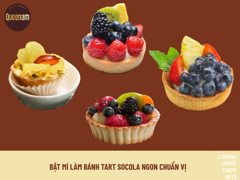 [QUEENAM TIPS & TRICKS] BẬT MÍ LÀM BÁNH TART SOCOLA NGON CHUẨN VỊ