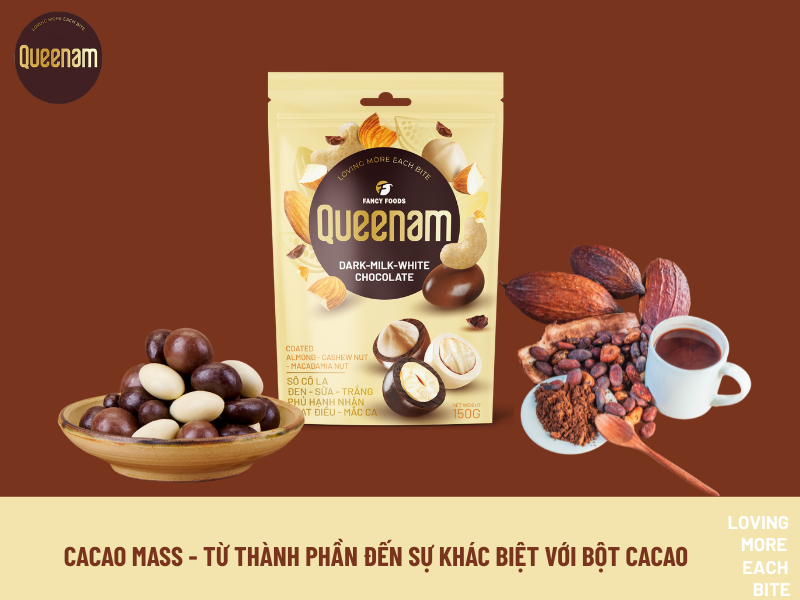 GIẢI MÃ CACAO MASS - TỪ THÀNH PHẦN ĐẾN SỰ KHÁC BIỆT VỚI BỘT CACAO