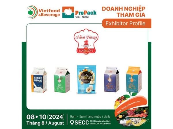 [8/8-10/8/2024] Queenam tham dự triển lãm Vietfood & Beverage Propack Vietnam 2024