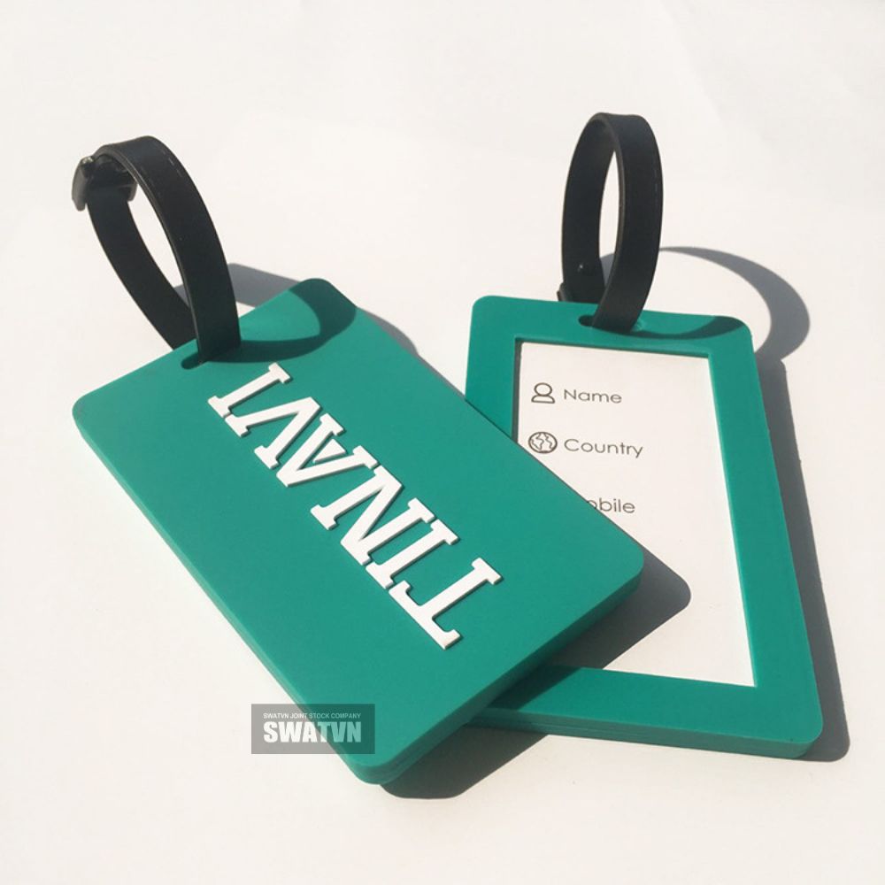 Cách làm thẻ thông tin cá nhân gắn hành lý bằng cao su đơn giản