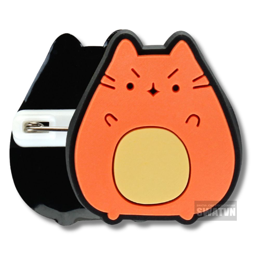 So sáng ghim cài áo PVC và miếng dán trong quảng bá thương hiệu