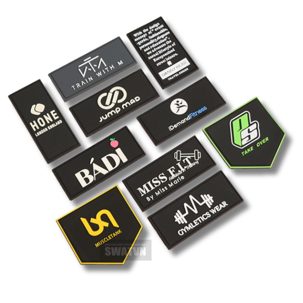 GIA CÔNG LOGO CAO SU SỐ LƯỢNG LỚN THEO YÊU CẦU