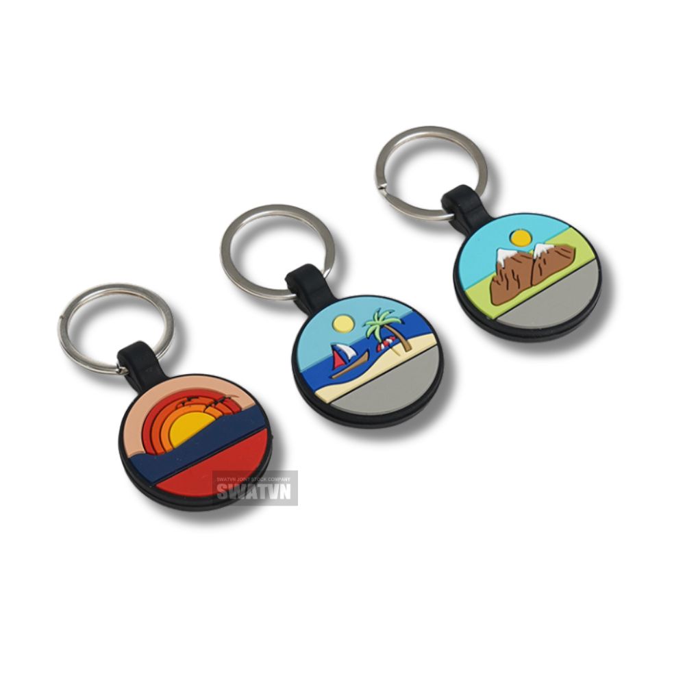 Sử dụng móc khoá cao su trong quà tặng thương hiệu