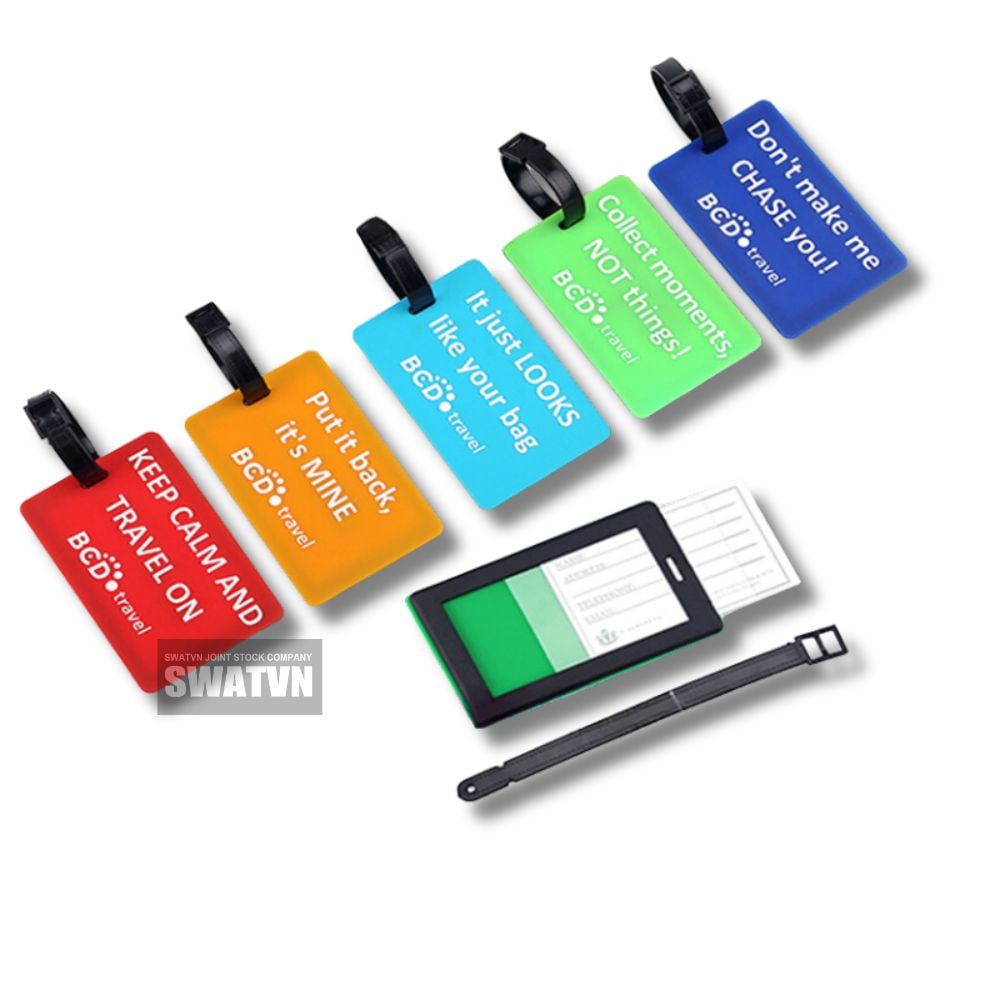 Thẻ đeo hành lý cao su - Quà tặng doanh nghiệp hiệu quả