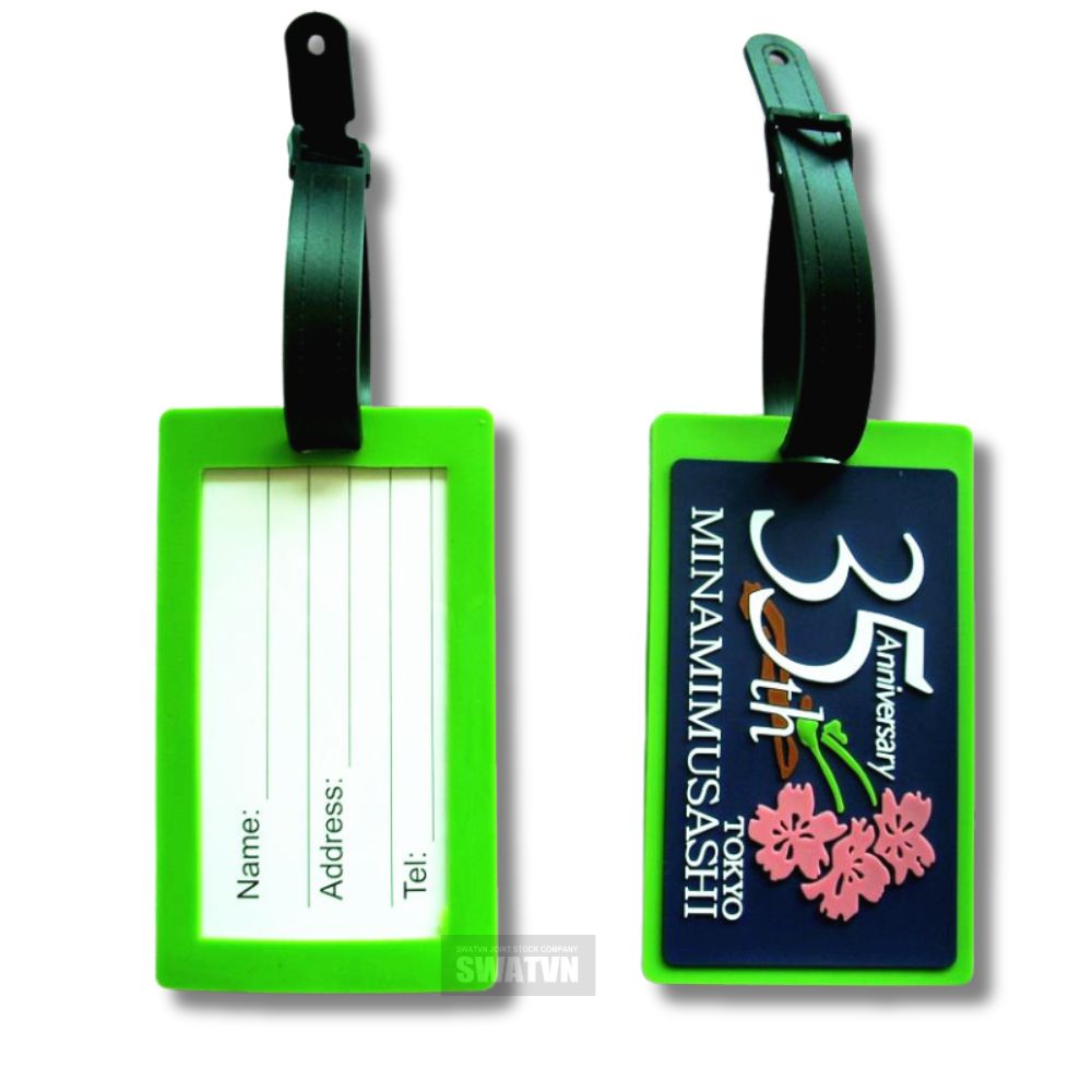 TĂNG NHẬN DIỆN THƯƠNG HIỆU VỚI THẺ HÀNH LÝ PHỤ TRỢ BẰNG CAO SU