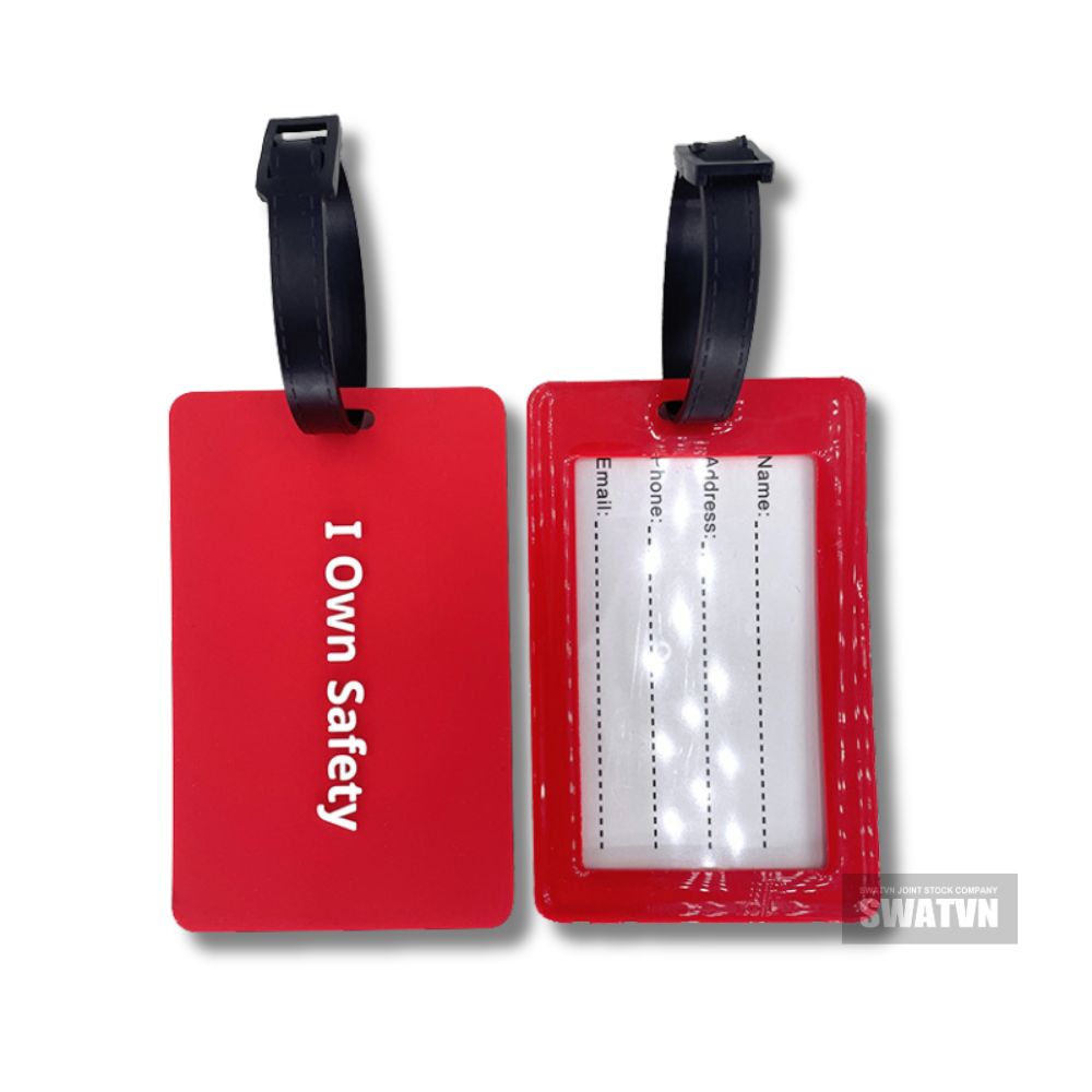 Thẻ tên hành lý cao su - Quà tặng quảng cáo hiệu quả