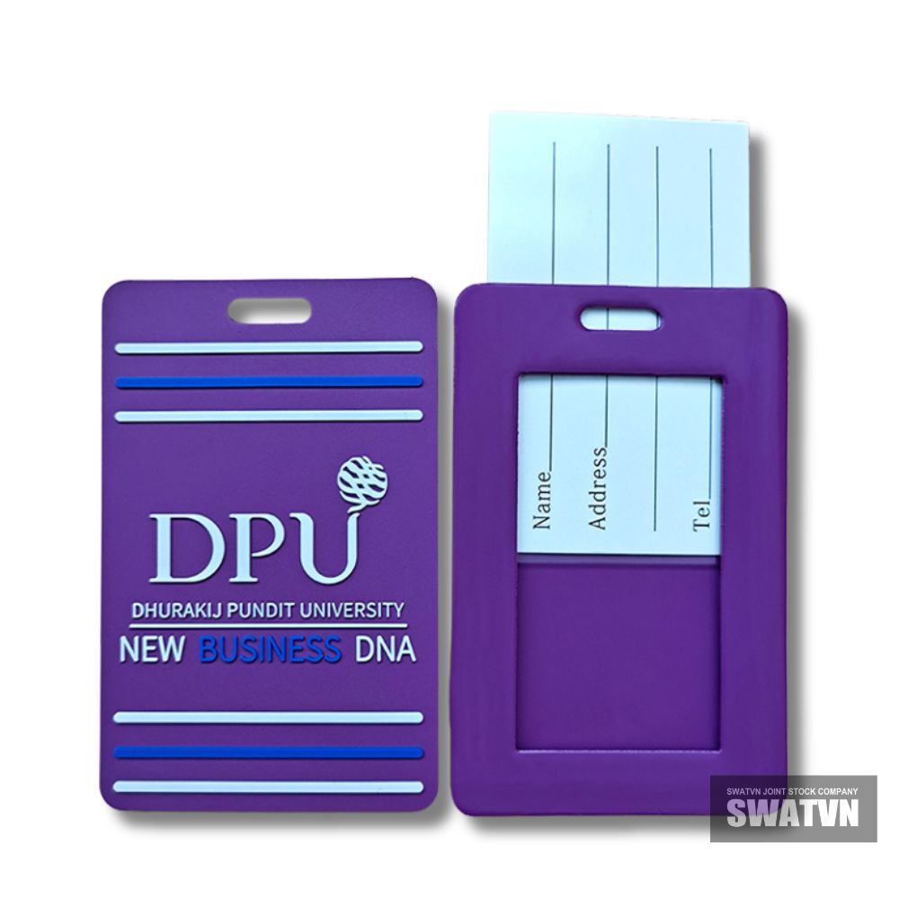 Đơn vị sản xuất thẻ thông tin treo hành lý bằng cao su theo yêu cầu giá rẻ