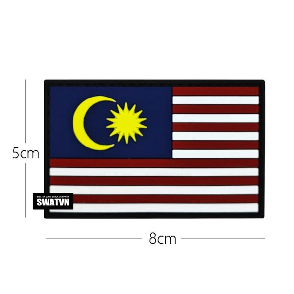 logo lá cờ bằng cao su