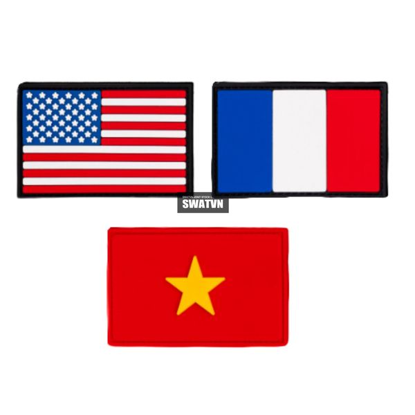 logo lá cờ bằng cao su