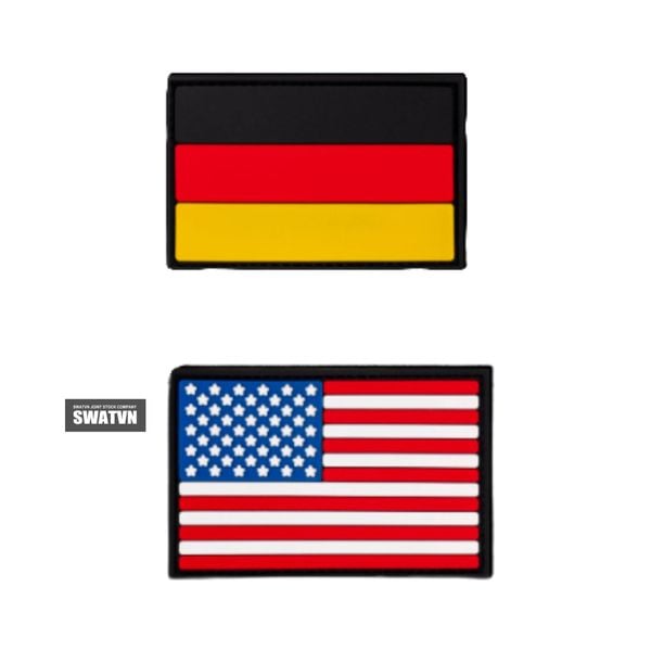 logo lá cờ bằng cao su