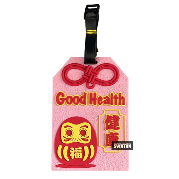 tag vali cao su in logo