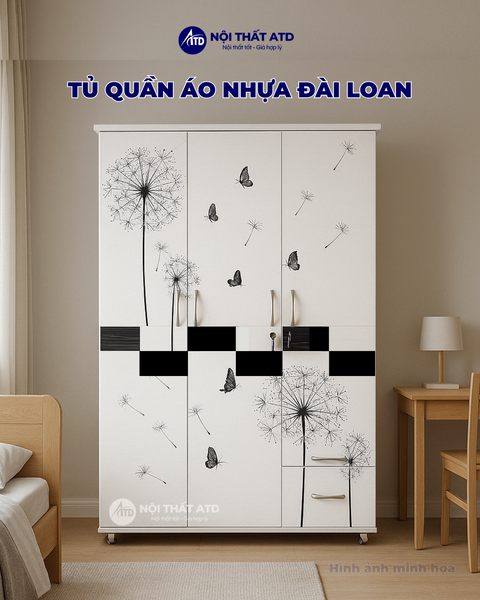 tủ quần áo nhựa Đài Loan
