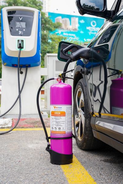 Bình chữa cháy Orion – Giải pháp chuyên biệt cho đám cháy Pin Lithium-ion