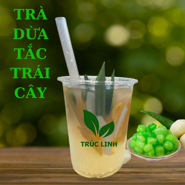 CÔNG THỨC TRÀ DỪA TẮC TRÁI CÂY
