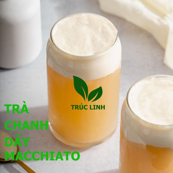 CÔNG THỨC LỤC TRÀ CHANH DÂY MACCHIATO