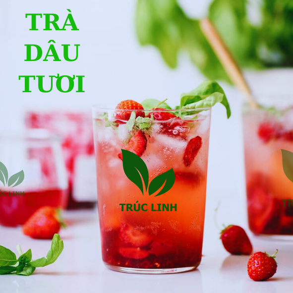 CÔNG THỨC PHA CHẾ TRÀ DÂU TƯƠI