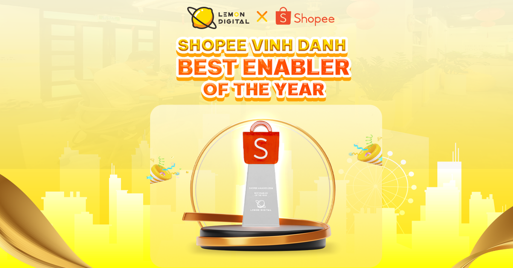 Lemon Digital được Shopee vinh danh 