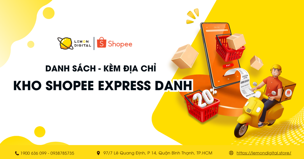 Kho Shopee Express danh sách các kho kèm địa chỉ chi tiết