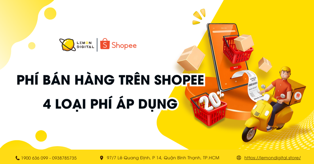 Bán hàng trên Shopee mất phí bao nhiêu? 4 loại phí áp dụng
