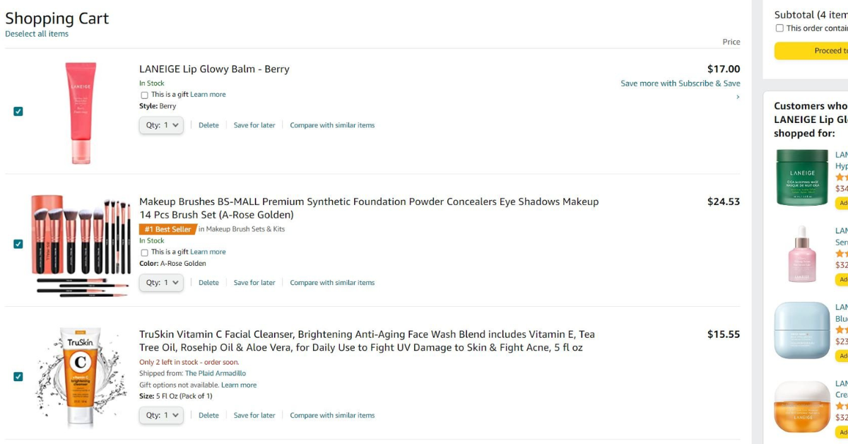 Thêm sản phẩm vào giỏ hàng và tiến hành thanh toán