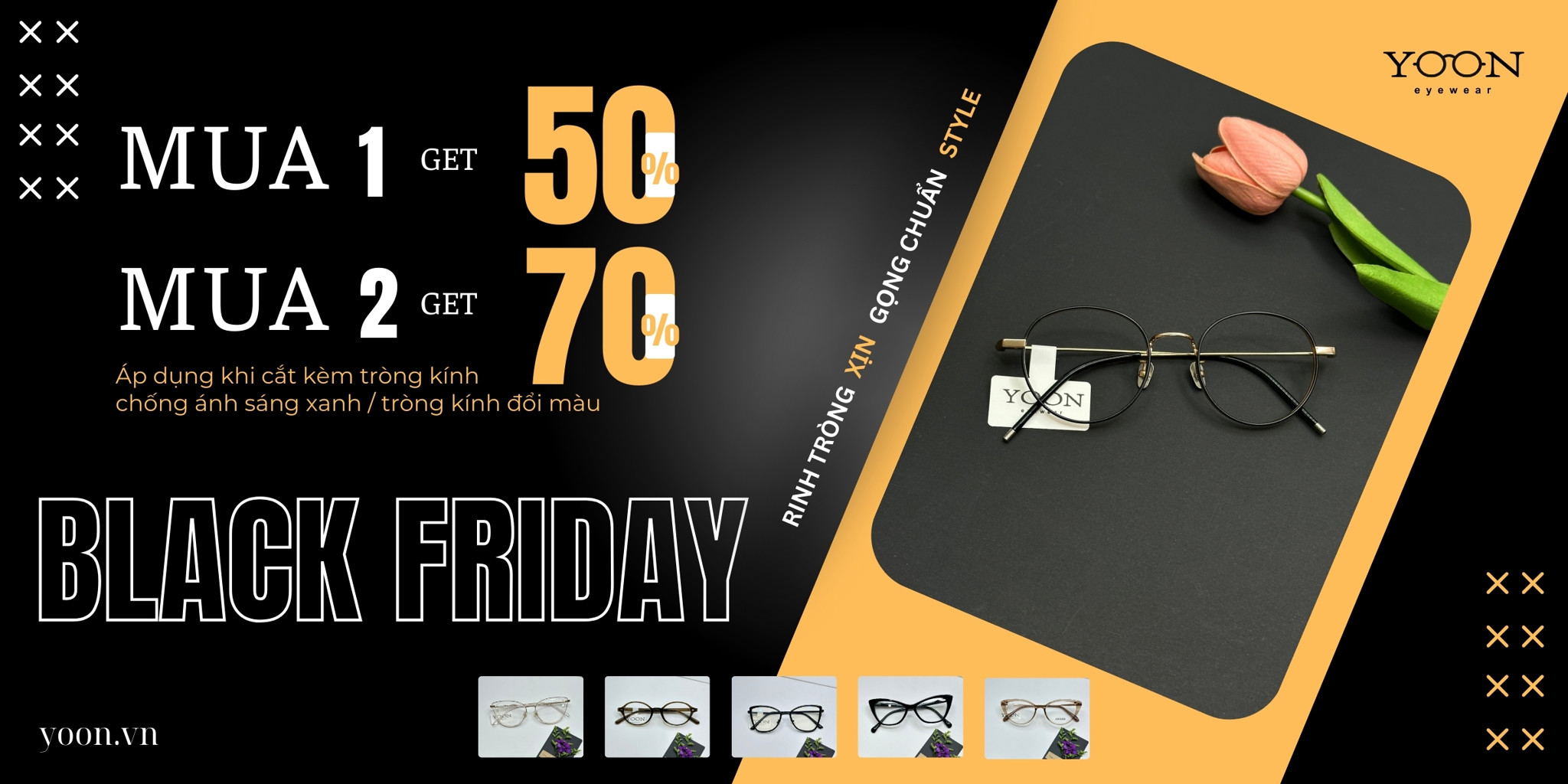 Black Friday Siêu Khủng Tại Yoon: Giảm Gía Sốc Tới 70%, Mua 1 Tặng 1 Và Hàng Ngàn Ưu Đãi Khác