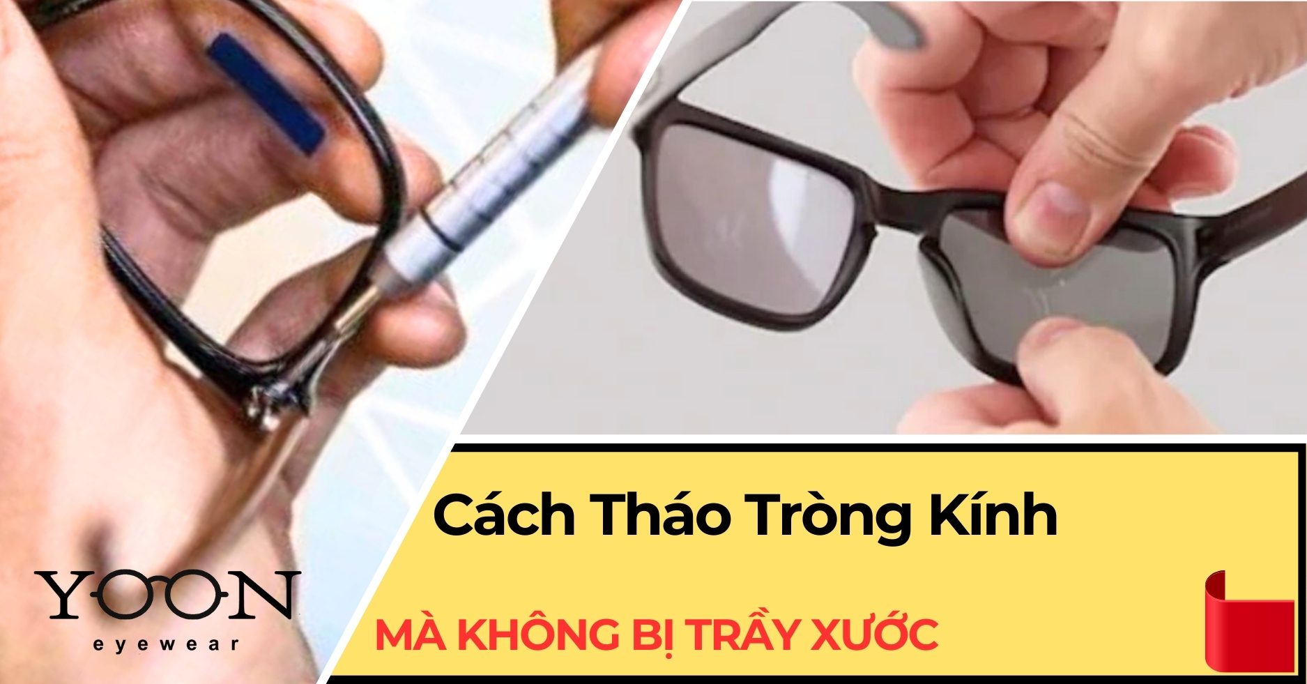 Cách Tháo Tròng Kính Ra Khỏi Gọng Mà Không Bị Xước Tròng?
