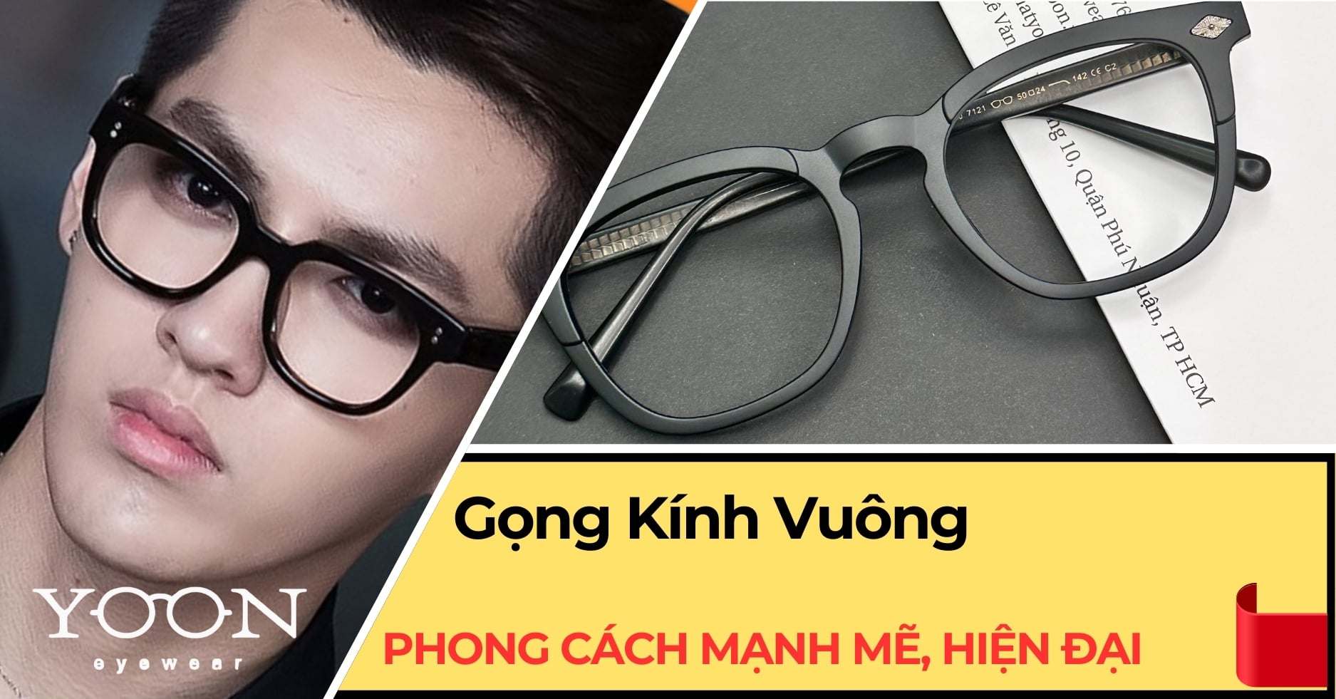 Gọng Kính Vuông – Phong Cách Mạnh Mẽ và Hiện Đại
