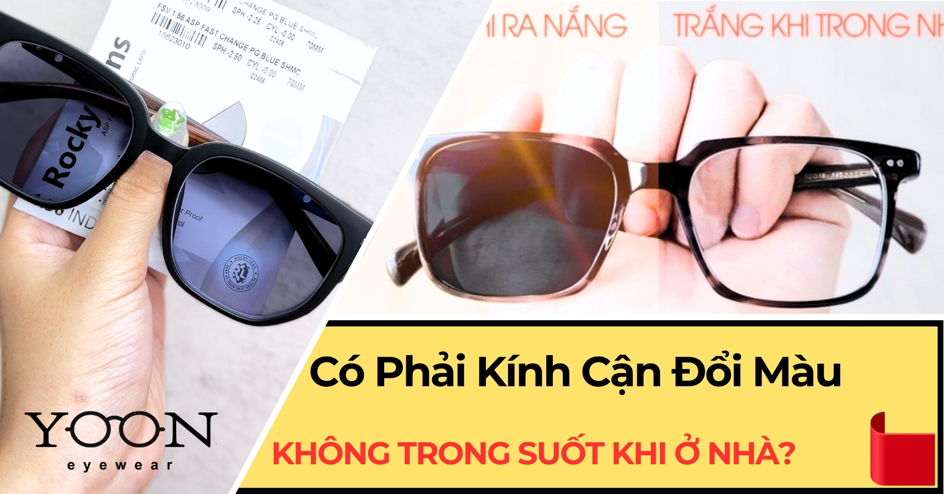 Kính Cận Đổi Màu Không Trong Suốt Hoàn Toàn Khi Ở Trong Nhà Có Phải Không?